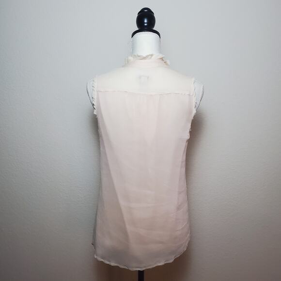J. Crew Natasha Pink Chiffon Blouse 6 - Picture 4 of 7
